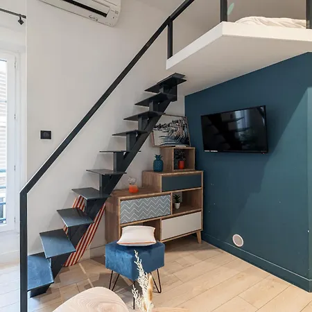 Smartbnb - Moderne Studio - Zone Pietonne - Clim Nice